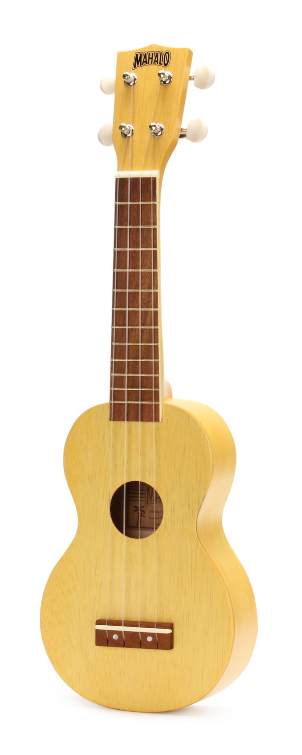 Mahalo MK1TBU Kahiko blauw satijnen Ukulele met hoes