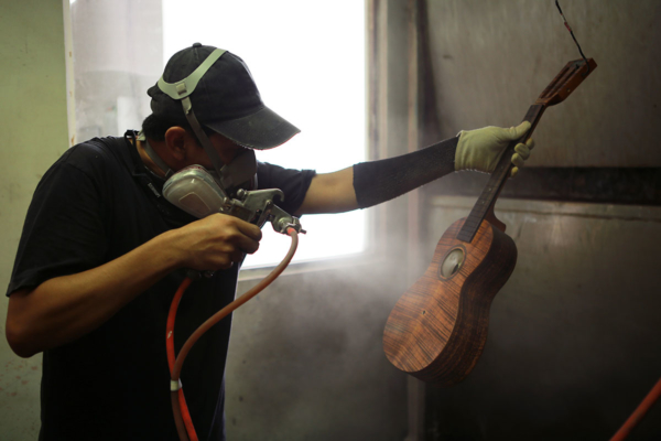 Spray Application of Top Finish