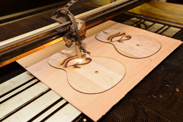 Laser Cutting and Etching the Soundhole